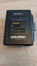 Vintaget audio cassette player Sony Walkman Mega Bass DS IN 3V - $37.62