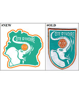 Ivory Coast Cote d_Ivoire National Football Team Badge Iron On Embroidered Patch - £7.84 GBP