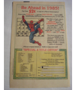 1985 Ad Featuring Spider-Man for Comic Subscriptions for Marvel Comics - $10.96 CAD