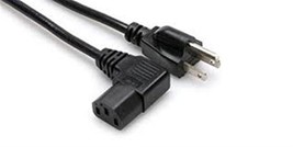 Hosa PWC-143R Right-angle IEC Power Cable, 3&#39; - £7.83 GBP