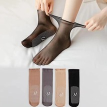 5Pair Nylons Slip-resistant Massage Bottom Non-marking Invisible Crystal... - £5.46 GBP