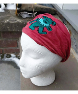 Grateful Dead Dancing Bear Embroidered Headband    Doo Rag   Unisex #B5 - $236.12 MXN