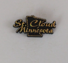 Vintage St. Cloud Minnesota Iridescent Plastic Lapel Hat Pin - $8.25