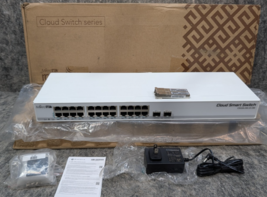 Mikrotik CSS326-24G-2S+RM Cloud Smart Switch, 24xGbit LAN, 2xSFP+, Rackm... - $159.99