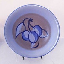 Antique Stangl Pottery Large Blue Charger Plate 5203 ~ Plums ~ Signed ~ ... - £239.79 GBP