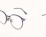Tom Ford 5866 002 Matte Black / Blue Block Eyeglasses TF5866-B 002 52mm - $227.05