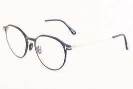Tom Ford 5866 002 Matte Black / Blue Block Eyeglasses TF5866-B 002 52mm - £180.93 GBP