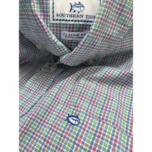 Southern Tide Men Shirt Cotton Spandex Long Sleeve Stretch Classic Fit S Small - £15.74 GBP