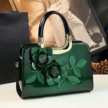 Ets wedding purses totes patent leather satchel handbags for women shoulder bags luxury thumb200