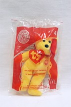 ORIGINAL Vintage 2004 McDonald&#39;s Ty Teenie Beanie Baby Golden Arches Bear - $14.84