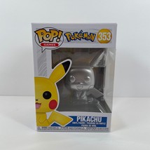 Pikachu Funko Pop Pokemon Metallic Silver #353 Boxed In Hand - £18.28 GBP