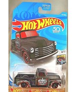 2018 Hot Wheels #327 Hw Metro 4/10 &#39;52 CHEVY Black w/Black MC5 Spokes Re... - £7.58 GBP