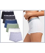 Sofra Women Soft Stretch Cotton High Rise Sport Boxer Shorts Boyshorts U... - $36.40 CAD+