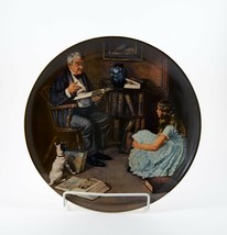 Norman Rockwell Plate &quot;The Storyteller&quot; Limited Edition Initialed Numbered Vtg - £6.24 GBP