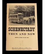 Vtg Schenectady NY Then &amp; Now 1966 Photo Civil War Electric City Booklet - £15.72 GBP