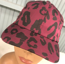 Art Class YOUTH Leopard Print Light Poly Strapback Baseball Cap Hat - $11.82