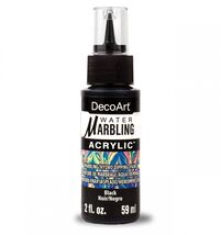 DecoArt Water Marbling Acrylic Black Paint 2oz - $5.24