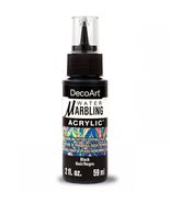 DecoArt Water Marbling Acrylic Black Paint 2oz - $95.35 MXN