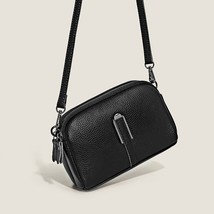Simple Design Cowhide Handbag Women&#39;s Bag 2022 Trend Classic Mobile Bag Genuine  - £43.54 GBP