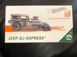 2020 Hot Wheels Id Jeep DJ-EXPRESS Zamac The Mailman Hw Mail Metro Series 1 - £8.17 GBP
