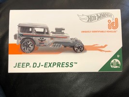 2020 Hot Wheels Id Jeep DJ-EXPRESS Zamac The Mailman Hw Mail Metro Series 1 - £7.77 GBP