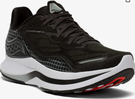 Saucony Men&#39;s Endorphin Shift 2 Running Shoe BLK/WHT 12 D - $72.27