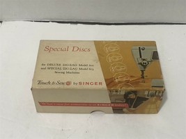 VINTAGE Singer Special Discs Touch &amp; Sew Deluxe Zig Zag Model 600 Model 603 - $15.83