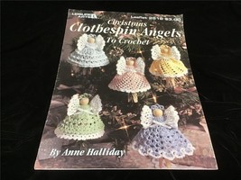 Leisure Arts Christmas Clothespin Angels to Crochet  Craft Pattern Book - $12.00