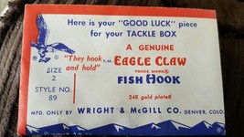 Wright & McGill Eagle Claw Good Luck Fishing Hook - Size 2 - Style 89  (L 2) - $2.97