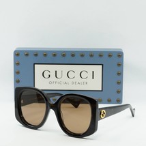 GUCCI GG1257S 002 Medium Havana/Brown 53-22-145 Sunglasses New Authentic - £157.51 GBP