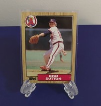 1987 Topps #673 Don Sutton (California Angels) Baseball Card - £1.44 GBP