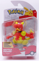 Pokemon Battle Feature Figure Magmar Jazwares 2022 Limited - $15.79