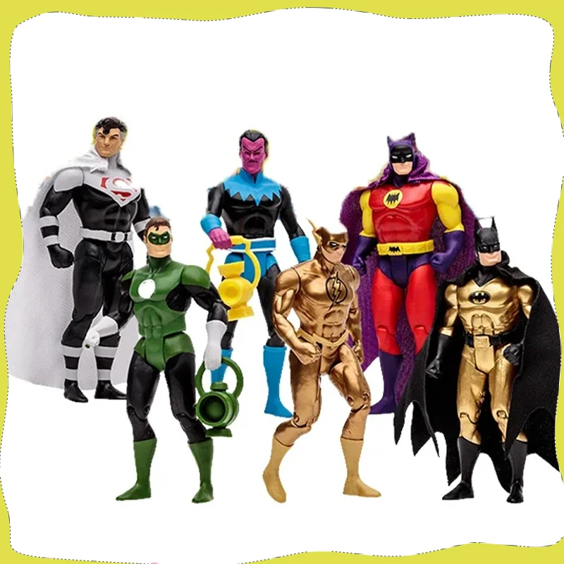 DC Super Powers Batman Superman Flash Goldengreen Lantern Mcfarlane Toys... - $44.50+