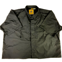 Propper Military 2 Pkt BDU Coat S/S Uniform Shirt size 7XLL 80x36 Black w/Tags - £49.94 GBP