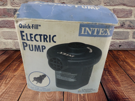 Intex 66619E Quick-Fill Electric Pump for Air Beds Rafts Boats Toys Exercise Bal - £11.61 GBP