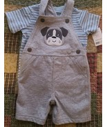 Carter's Two-Piece Outfit ~ Gray Bib Pants ~ Striped Tee Shirt ~ Size 12... - €17,22 EUR Carter's Two-Piece Outfit ~ Gray Bib Pants ~ Striped Tee Shirt ~ Size 12... - €17,22 EUR
