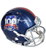 Malik Nabers Autographed Giants 100 Seasons Logo Speed Authentic Helmet Fanatics - $849.00
