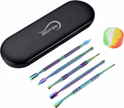 BEITOO 6-Pieces Wax Carving Tool Set Rainbow Stainless Steel Collecting ... - £10.07 GBP