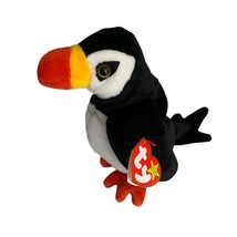 Puffer the Baby Penguin Retired TY Beanie Baby 1997 PE Pellets Excellent... - $6.80