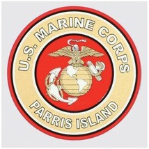 Usmc Marine Corps Parris Island Window Sticker Decal - £15.97 GBP