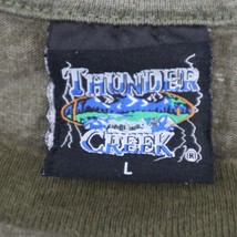 Thunder Creek Shirt Mens L Army Green Mash 4077th Short Sleeve Casual Tee - $10.87