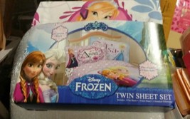 Disneys Frozen Twin/Single Size Sheet Set - £31.61 GBP