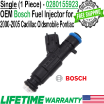 Genuine Bosch 1Pc Fuel Injector for 2000, 2001, 2002 Cadillac Eldorado 4.6L V8 - £36.72 GBP
