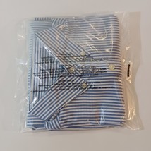 American Eagle Men's M Button-Down Shirt Long Sleeve Striped Blue Athletic Fit image 15