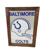 Rare 1970s Baltimore Colts Mirror Indianapolis Johnny Unitas - $63.04