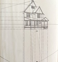 Perspective Elevation Design #2 Architectural Drawing 1900 Victorian Print DWW2C - £31.85 GBP