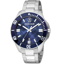 Roberto Cavalli Men&#39;s Classic Blue Dial Watch - RC5G013M0095 - £147.19 GBP