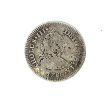 1786 Mexico 1/2 Real KM#69-2A Fine Condition - $936.77 MXN