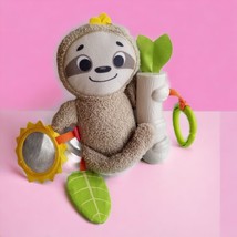 Sloth Plush Fisher-Price Slow Much Fun Stroller Stuffed Animal Toy Babies 0+ FP - £11.75 GBP