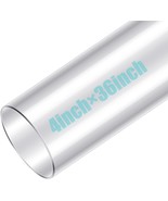 Geetery Clear Pc Pipe Long Polycarbonate Round Rigid Plastic Tubing, 4 X... - $48.99